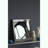Silver Glass Framed Accent Mirror-379832895-335717969