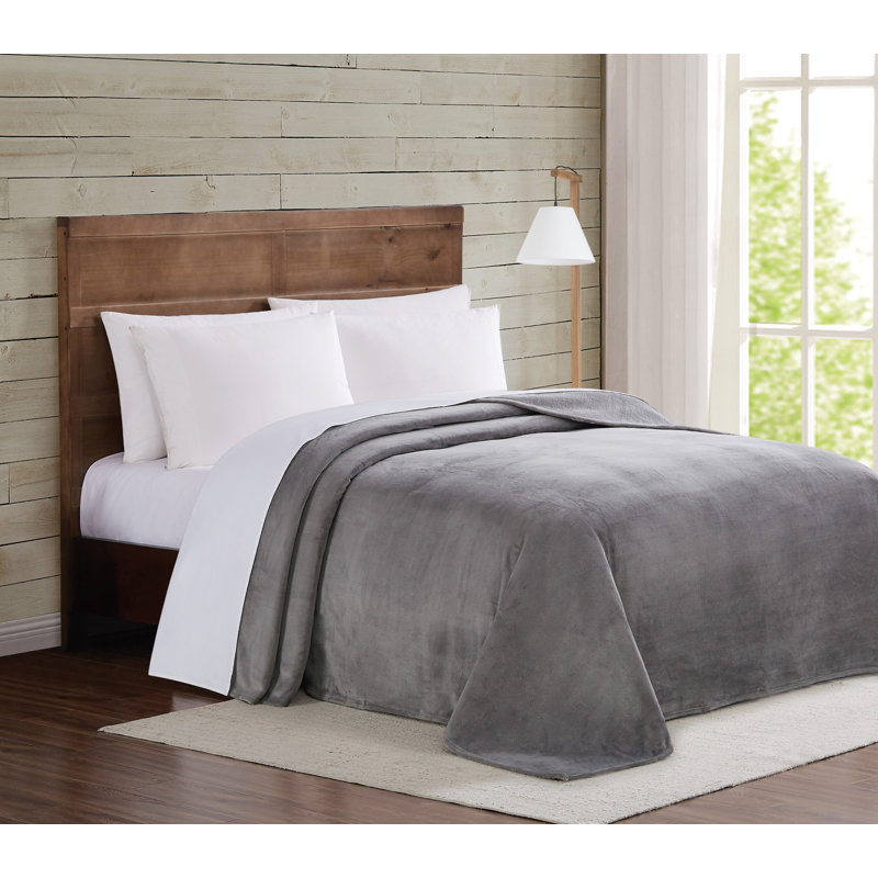 Blanket, Gray, Queen