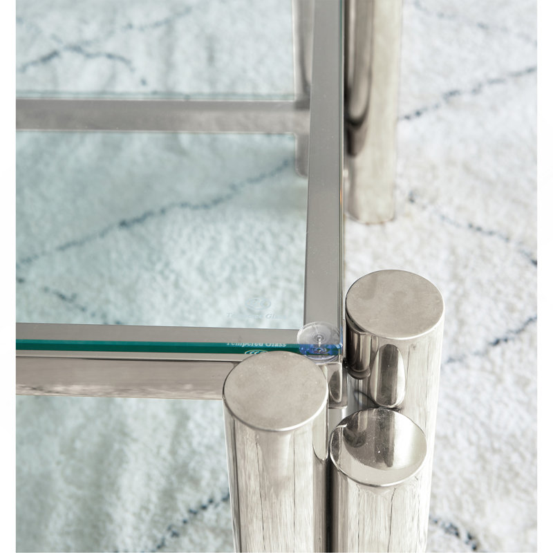 Ensemble de tables basses Modern, Argent argent