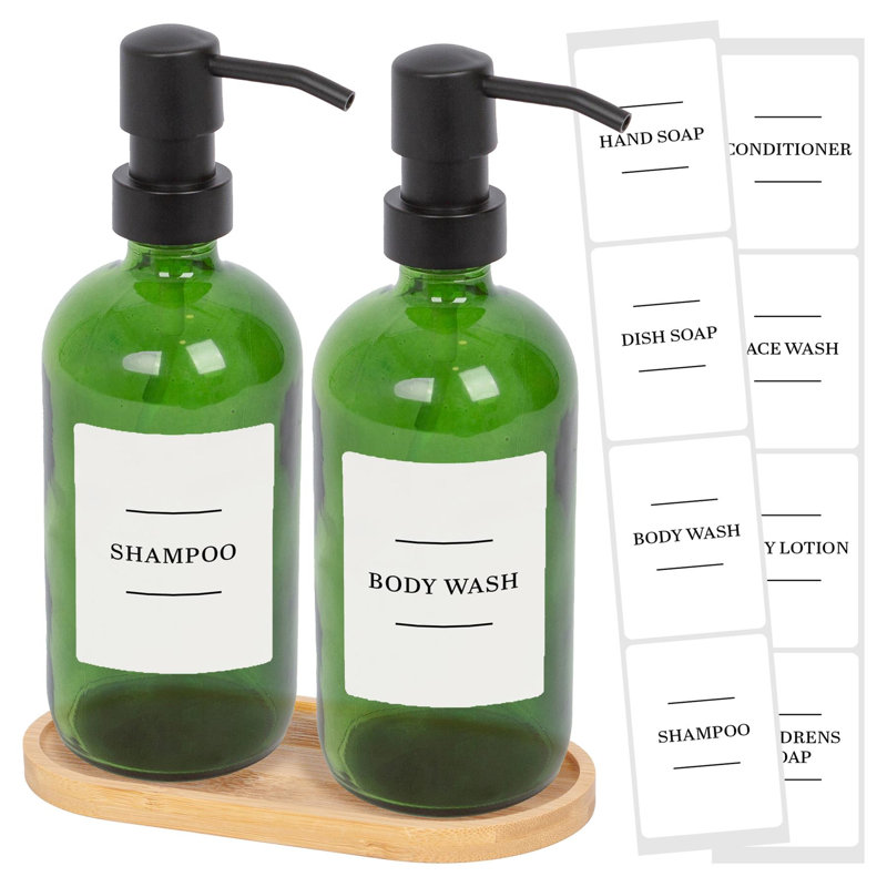 Bathroom Accessory, Green/WHite