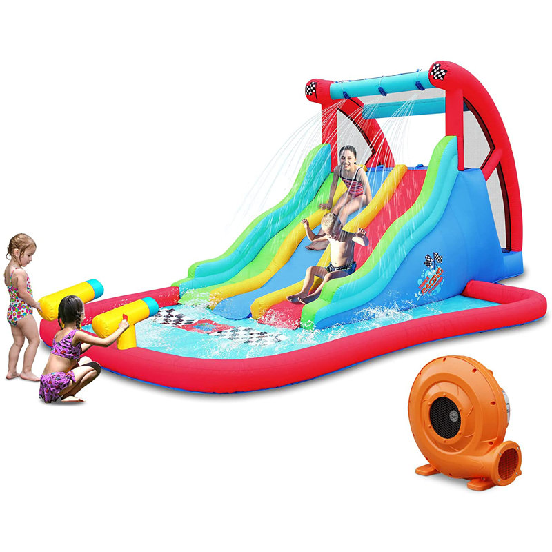 Glissade d'eau gonflable 12 'x 20' avec soufflerie