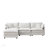 105 Inch Modular Sectional Couch, Upholstered Soft Chenille Fabric Sofa, 3 Seater With Ottoman L Shape-64758315