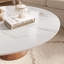 Table basse Mid-Century moderne en marbre effet pierre de marbre-1758335238-1758335235