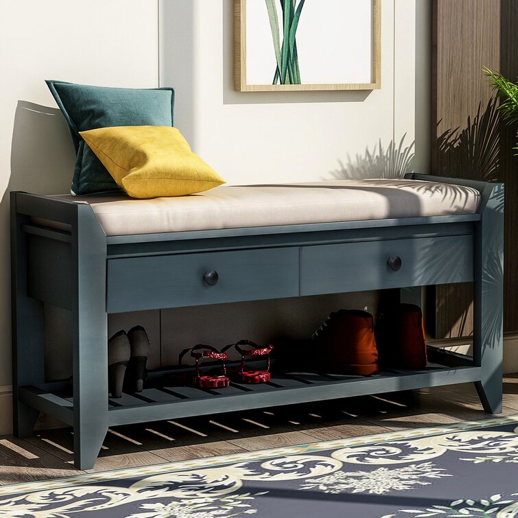 Storage Bench,Entryway Bench,Bedroom Bench,Shoe Bench,Upholstered Bench Latitude Run