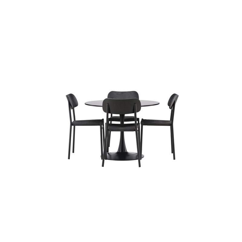 Drubin 4 - Person Dining Set