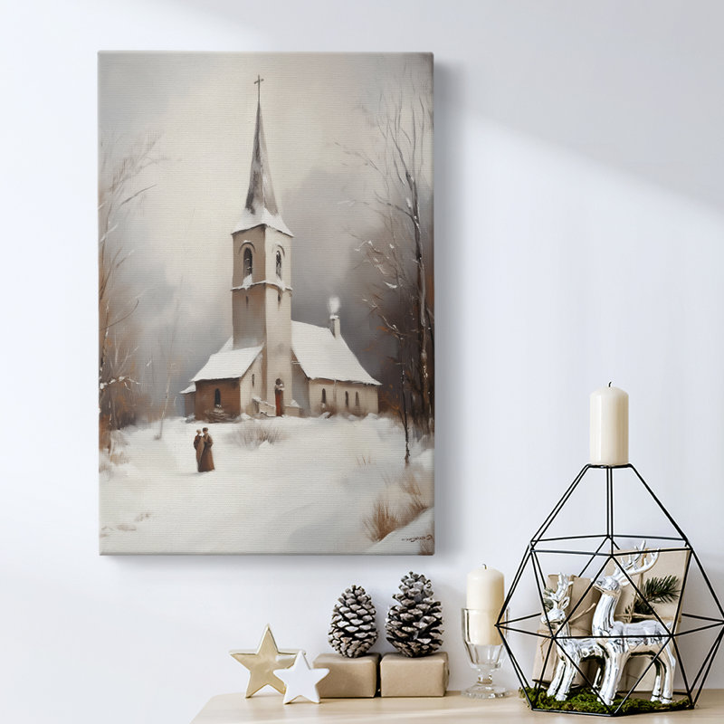 Art des Fêtes de Noël - Toile tendue avec châssis - série 2-CCDXL, H 27 po x l 18 po