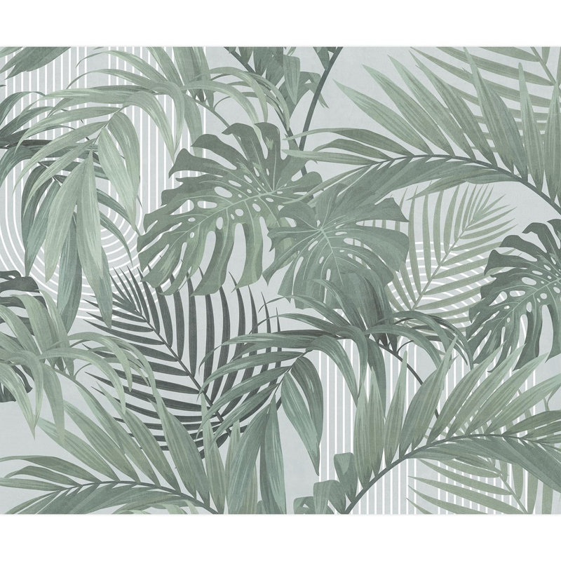 Bordure florale pelez et collez, L 120 po x l 144 po