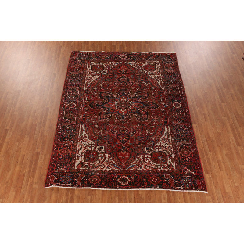 Tapis traditionnel en laine fait à la main 9 x 11