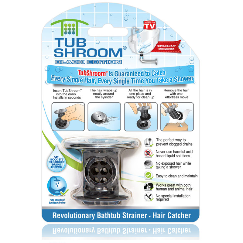 2.25'' W Basket Strainer, Black Chrome