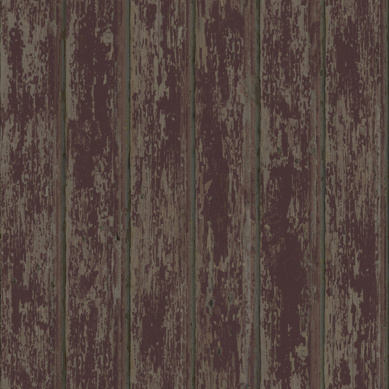 Papier peint embossé en bois 33 pi x 20,5 po faux vieilli claquette Moulton