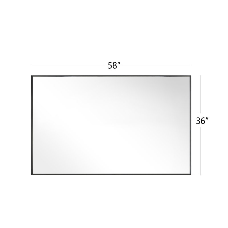 Miroir pleine longueur Mckaylin, 36 po x 58 po