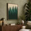 Quiet Forest Horizon Minimalist - Wrapped Canvas-316698250-316698484