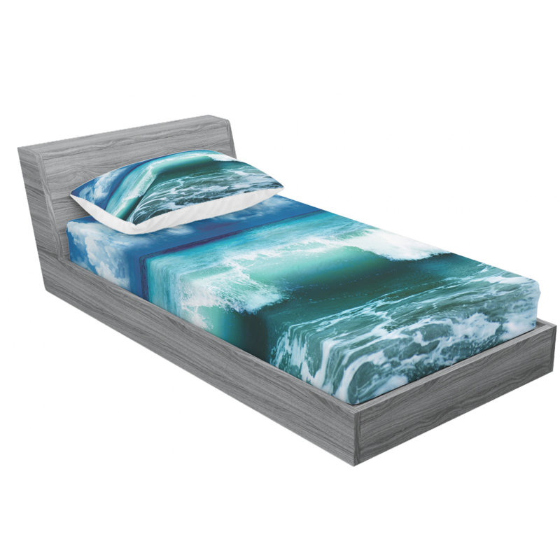 Microfiber Sheet Set, Twin Sheet Set + Fitted Sheet + 2 Pillowcases