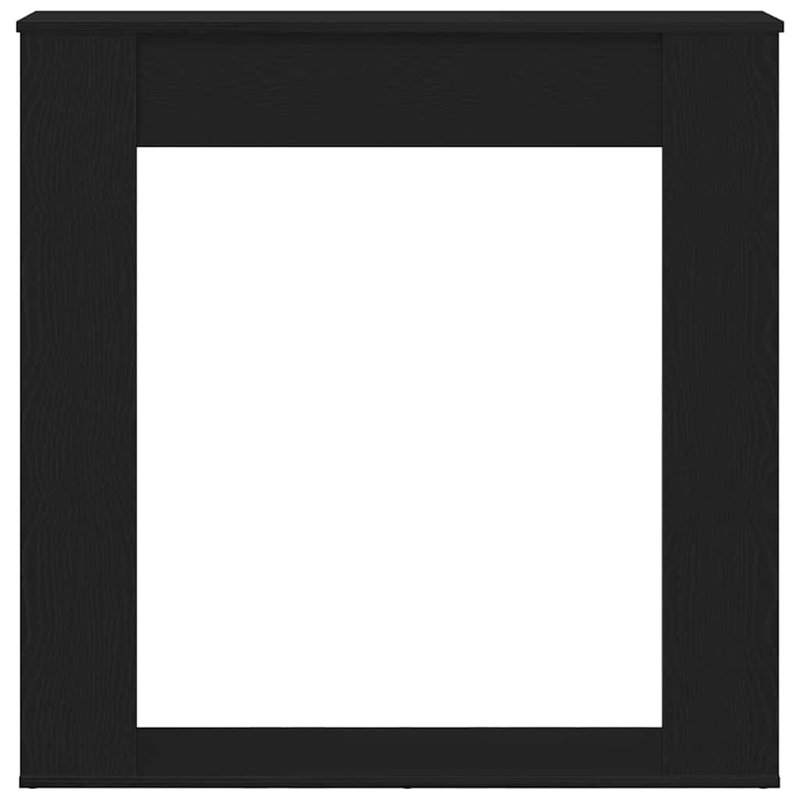 Engineered Wood Fireplace Surround, Black Oak