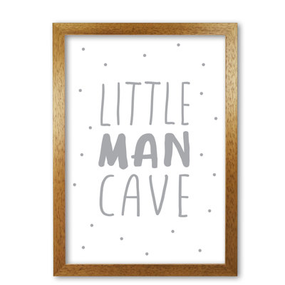 Little Man Cave Dots - Print