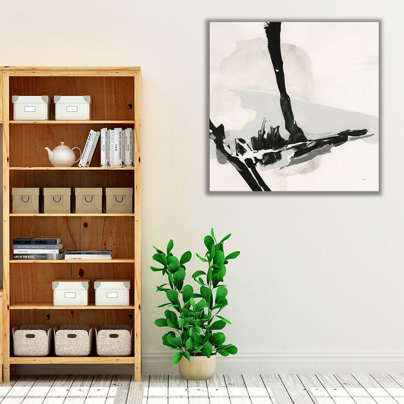 «Creamy Neutral IV», reproduction d'art sur toile, H 12 po x l 12 po