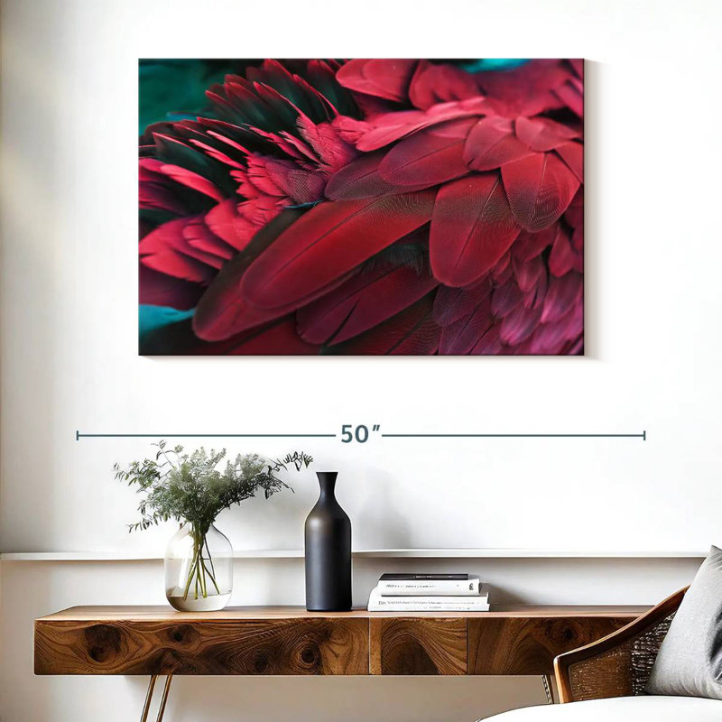 Brampt Feather, 26" H x 39" W