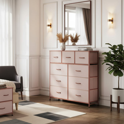 9-Drawer Dresser, Fabric Storage Tower for Bedroom