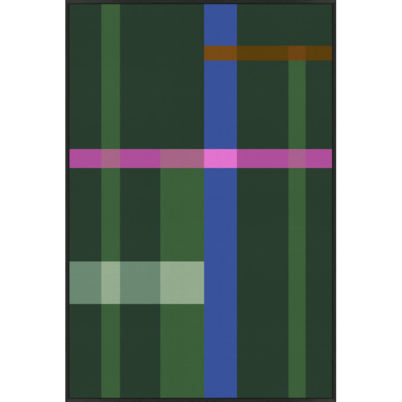 Translucent Plaid 1 Print by Lillian August