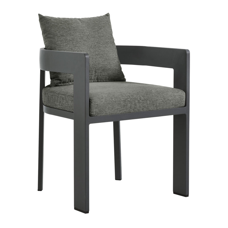 Chaise de patio en aluminium Tahoe, Gris