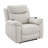 Chriki Beige Polished Microfiber Power Motion Recliner With Lift-1421060439