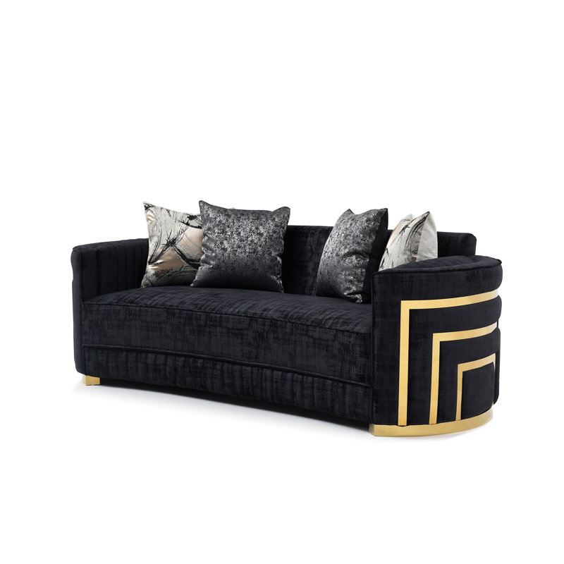 Soledad G00523A-S Sofa , Black