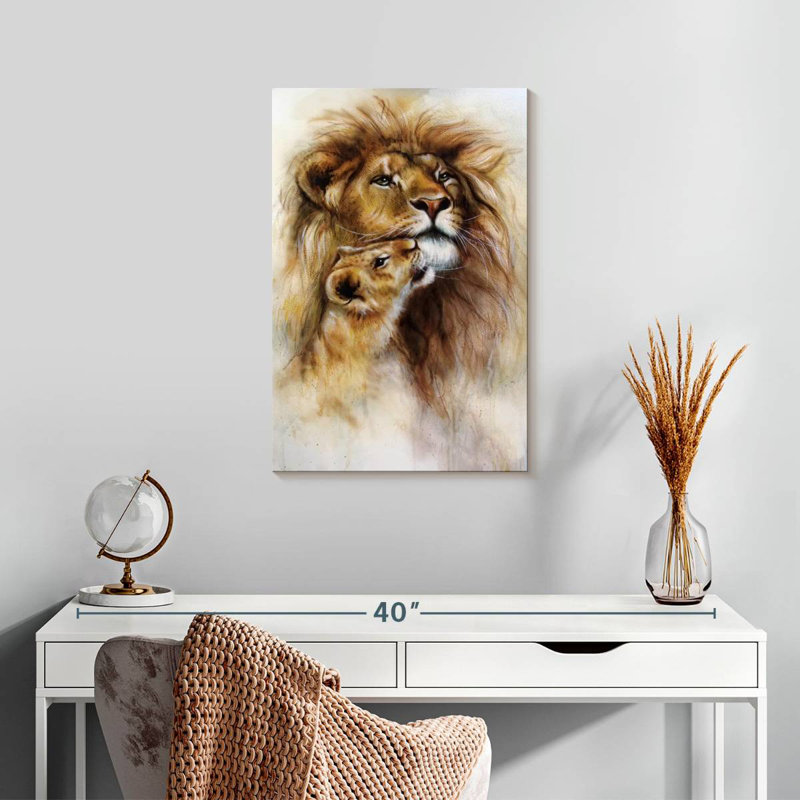 Brampt Lions, 24" H x 16" W