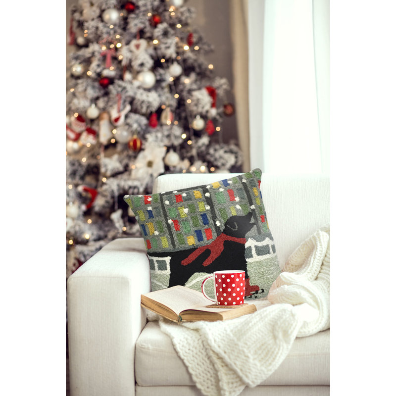 Outdoor Square Pillow Cover & Insert, Red