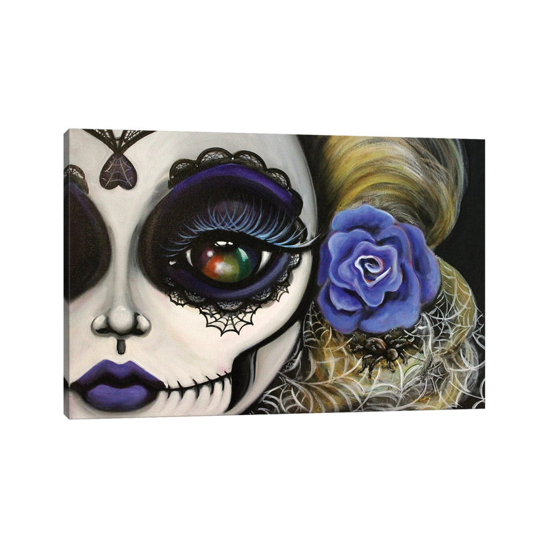 Caught In A Web by Lizzy Falcon - Wrapped Canvas Gallery-Wrapped Canvas Giclée, 20.32cm H x 30.48cm W