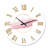 Zen Circle With Pink Cloud - Modern wall clock-59913815