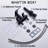 Modern Matte Black 2 Handle Waterfall Bathroom Faucet