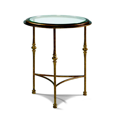 Princeton Glass Top End Table