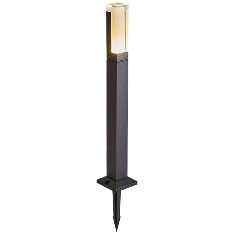 Black Cast Aluminum LED Bollard Pathway Light
