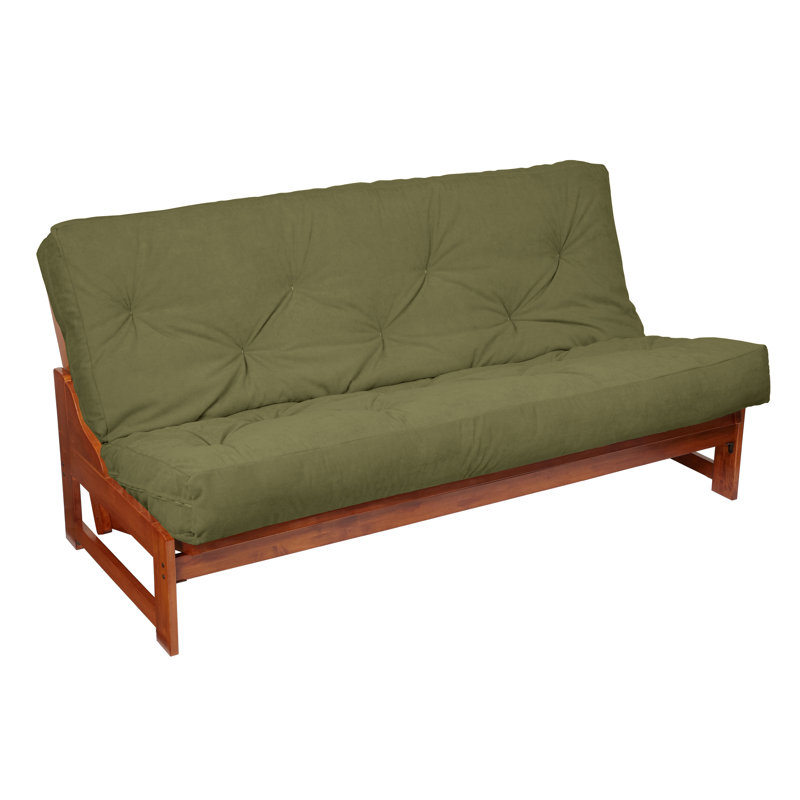 Otega Cotton Futon Mattress, Twin, Sage