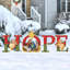 Hope Nativity Yard Lawn Art