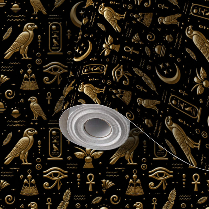 Papier contact auto-adhésif, égyptien et égyptien, 117.6" L x 17.5" W