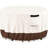 Outdoor Round Table Cover Waterproof Patio Furniture Covers,Patio Round Table Chair Set Covers - 62" Dia x 27" H, Beige and Brown