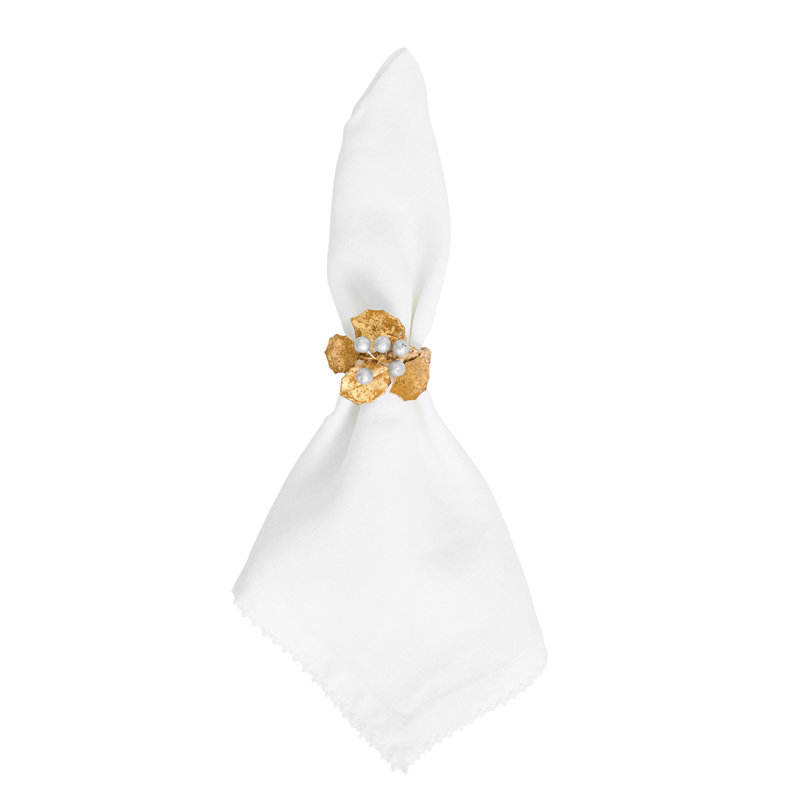 Forest Walk Holly with Berries Napkin Ring Set
