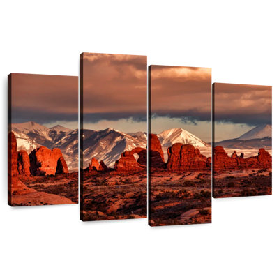 Alvord, coucher de soleil sur le parc national des Arches