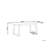 Dameyon Wooden/Cement Dining Table