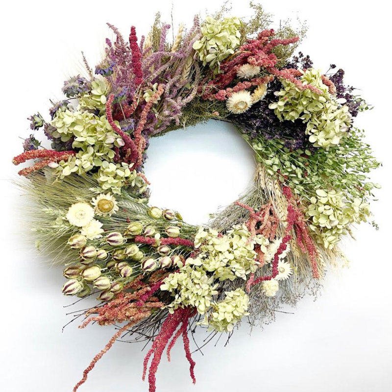 Dried Mixed Assortment 22'' Wreath