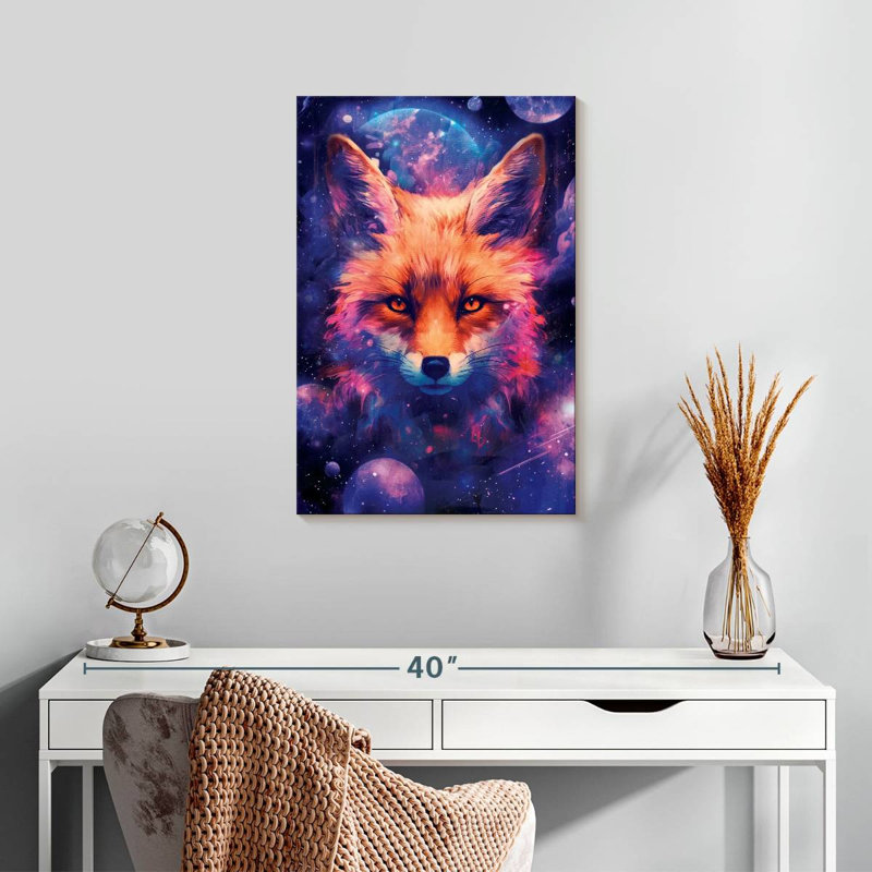 Brampt Cosmic Fox I, 24" H x 16" W
