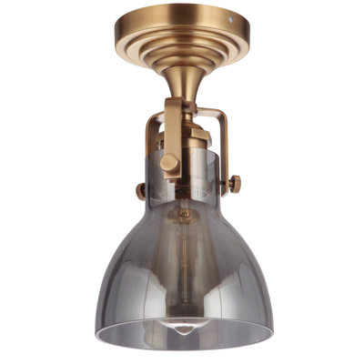 Javen Glass Semi Flush Mount