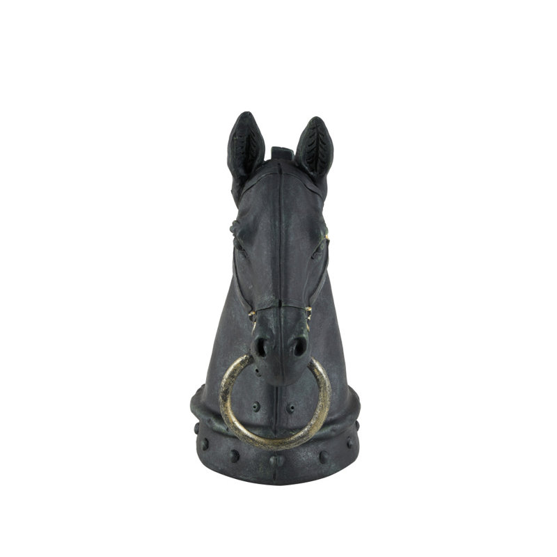 Sculpture tête de cheval en polystone Lula, Petit