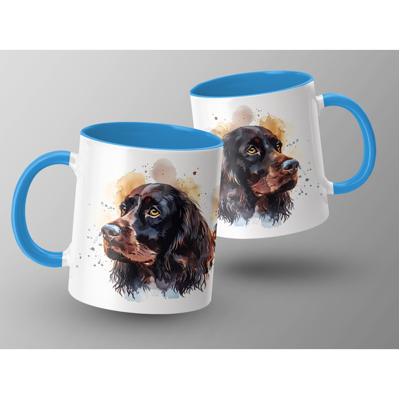Ceramic Coffee Mug, 3, Light Blue