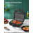 FOHERE 3-in-1 Sandwich Maker, Waffle Maker, Sandwich Grill, Portable Electric Panini Press with Removable Non-Stick Plates, LED Indicator Lights, Cool Touch Handle