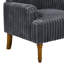 Chaise d'appoint rembourrée moderne et confortable avec tissu en velours côtelé, pieds en bois massif-1596467567-1596532311