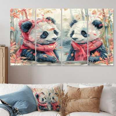 Zac - Ensemble de décoration murale panda