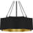 Surrayah 4-Light Matte Black Pendant Light