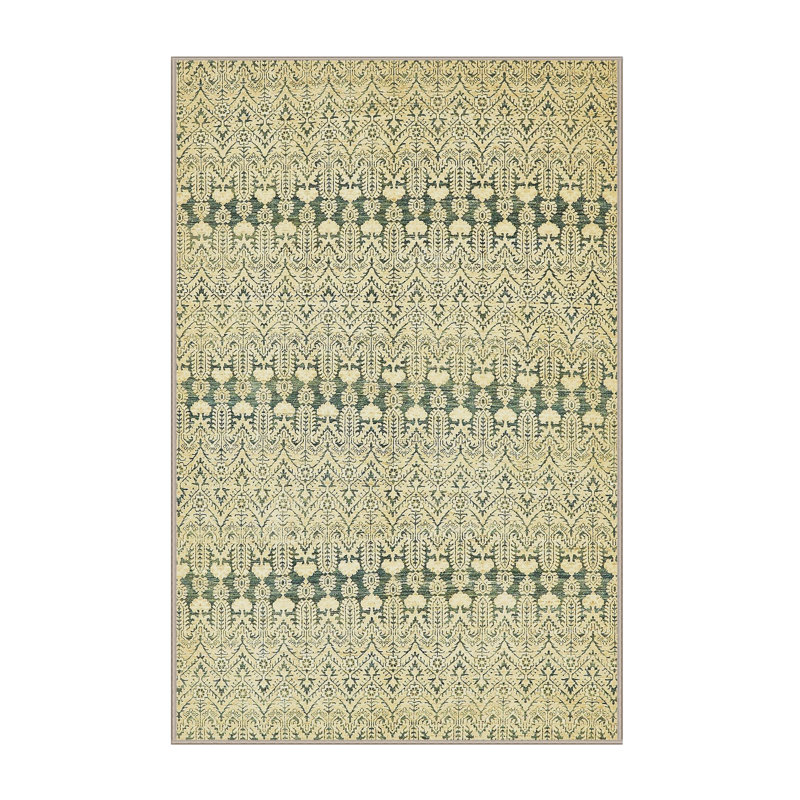 Tapis décoratif multicolore à motif abstrait, Rectangle 8 pi x 10 pi